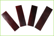 Dyed Red Buffalo Horn Scale